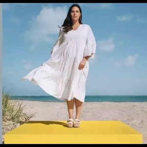 NWT LISA MARIE FERNANDEZ for TARGET  White Dress